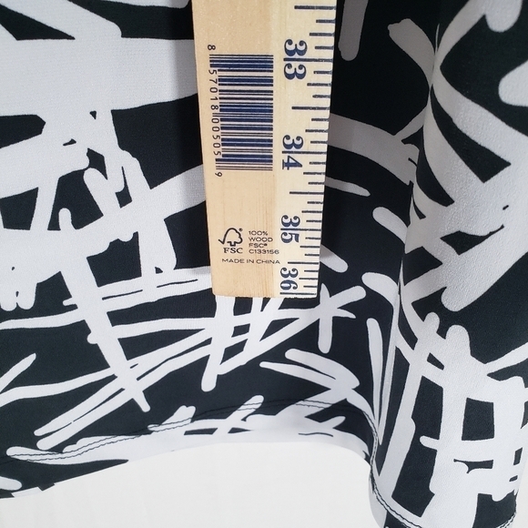 Lane Bryant Black and White Dress Sz 14/16 - Picture 8 of 9